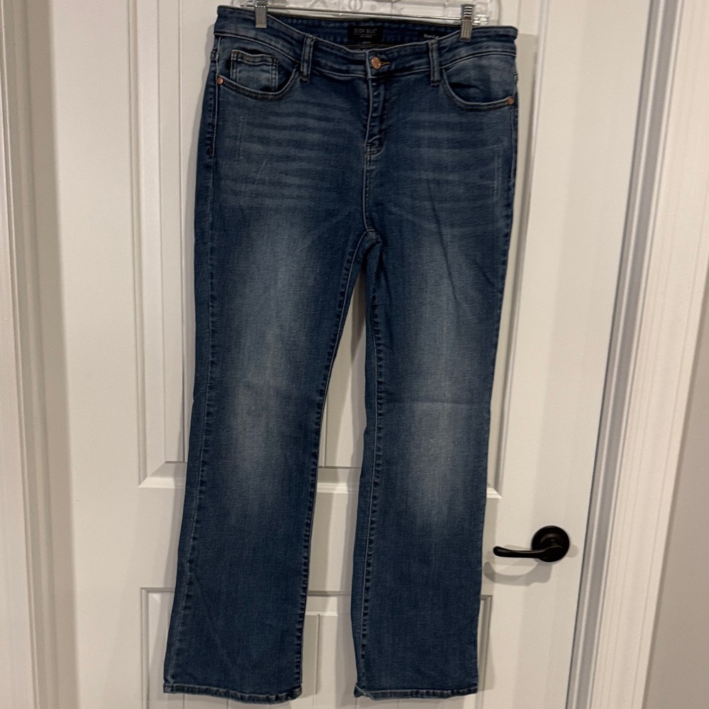 Judy Blue Classic Boot Cut Jeans - Dark Blue